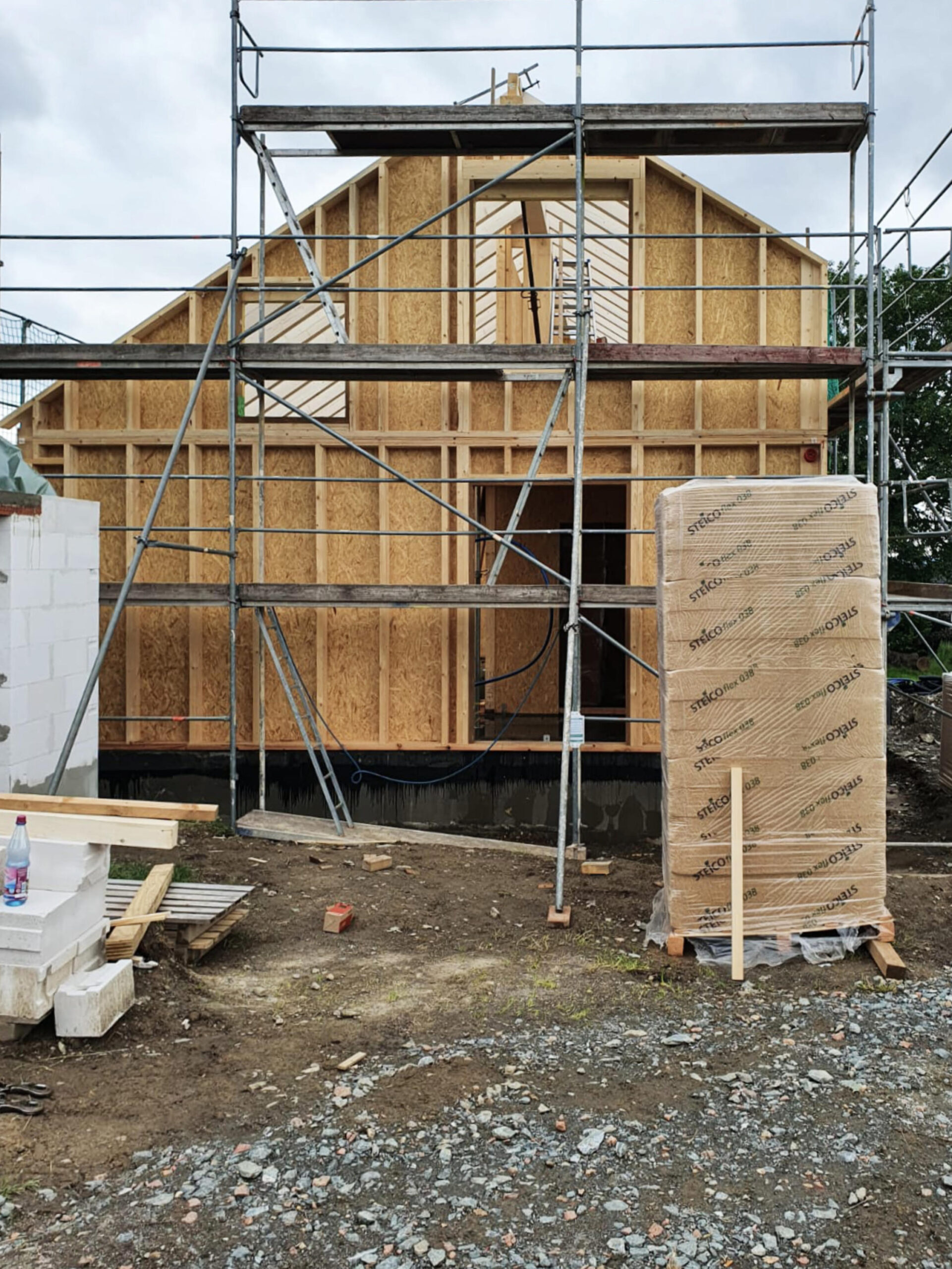 Baustelle am Feldrain